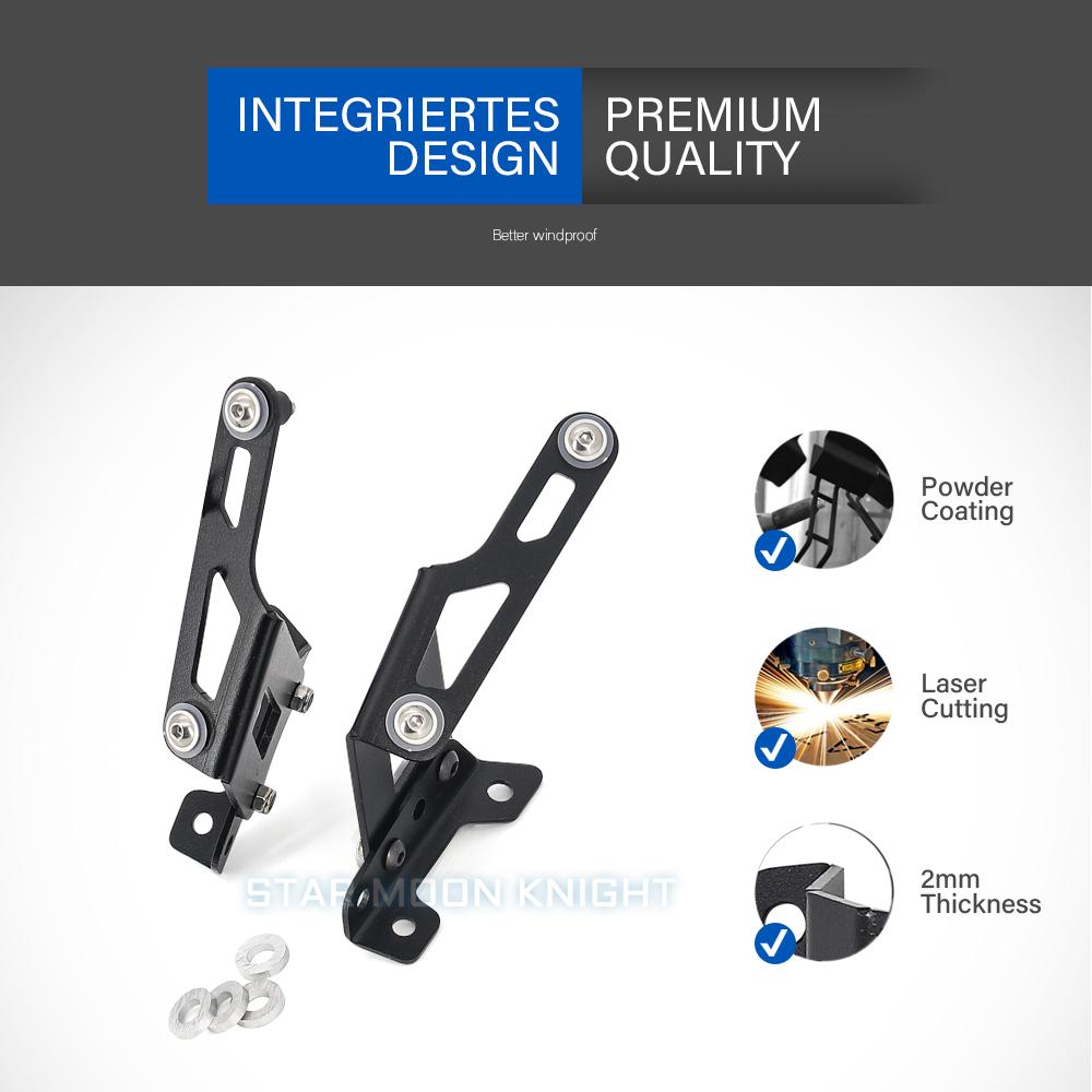 Аксессуары для мотоциклов, регулятор кронштейна для лобового стекла, спортивные стойки для экрана, комплекты кронштейнов для Yamaha MT-09 MT09 MT 09 2017