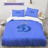 FC Dynamo Moscow Pattern Bedding Set Quilt Cover Pillowcase Home Decor Gift (1 * duvet cover + 2 * pillowcase, without core)