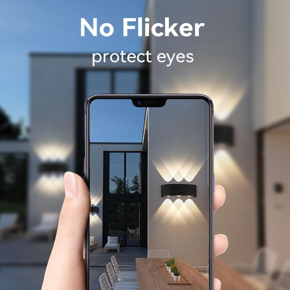 Современный светодиодный настенный светильник с пластиковым корпусом, не водонепроницаемые настенные светильники для внутреннего освещения спальни, гостиной