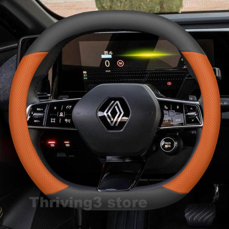 DAPO3 Кожаная Накладка на Руль Автомобиля Для Renault Austral e-tech Hybrid 2022-2026 Авто Руль Аксессуары Renault Austral