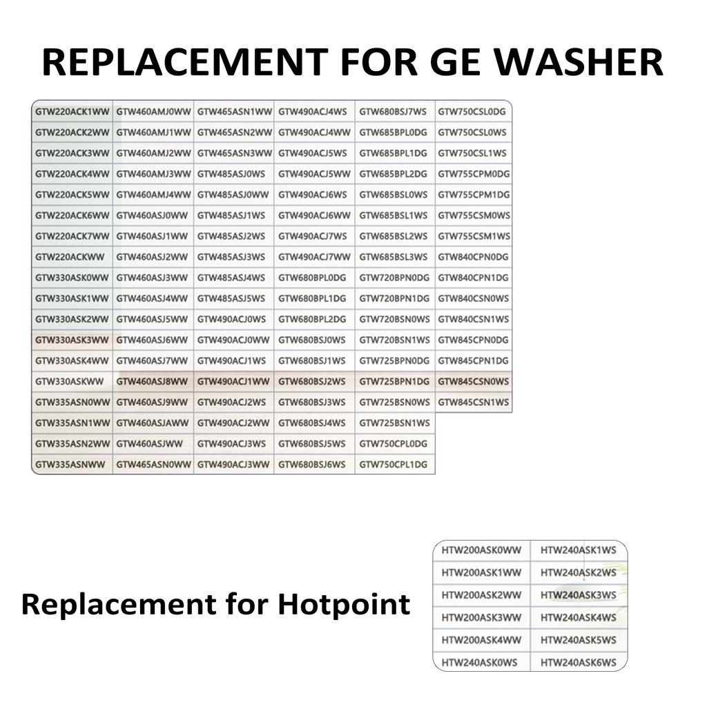 WH01X27954 Замена выключателя блокировки крышки стиральной машины для стиральной машины GE Hotpoint с вертикальной загрузкой, замена выключателя блокировки крышки