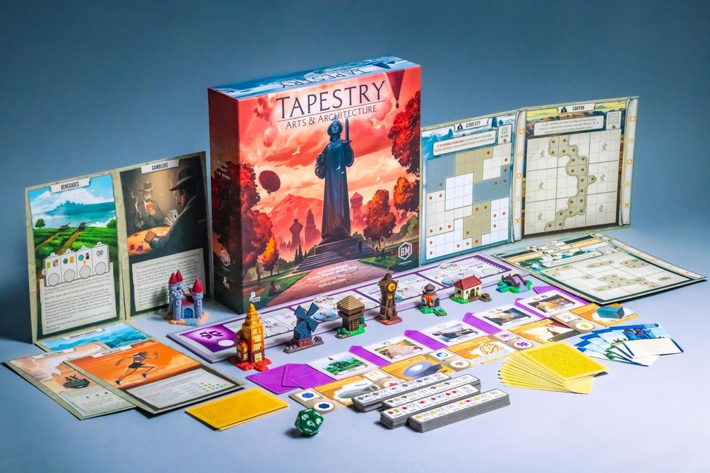 Tapestry Arts and Architecture Expansion Board Game (English Edition)