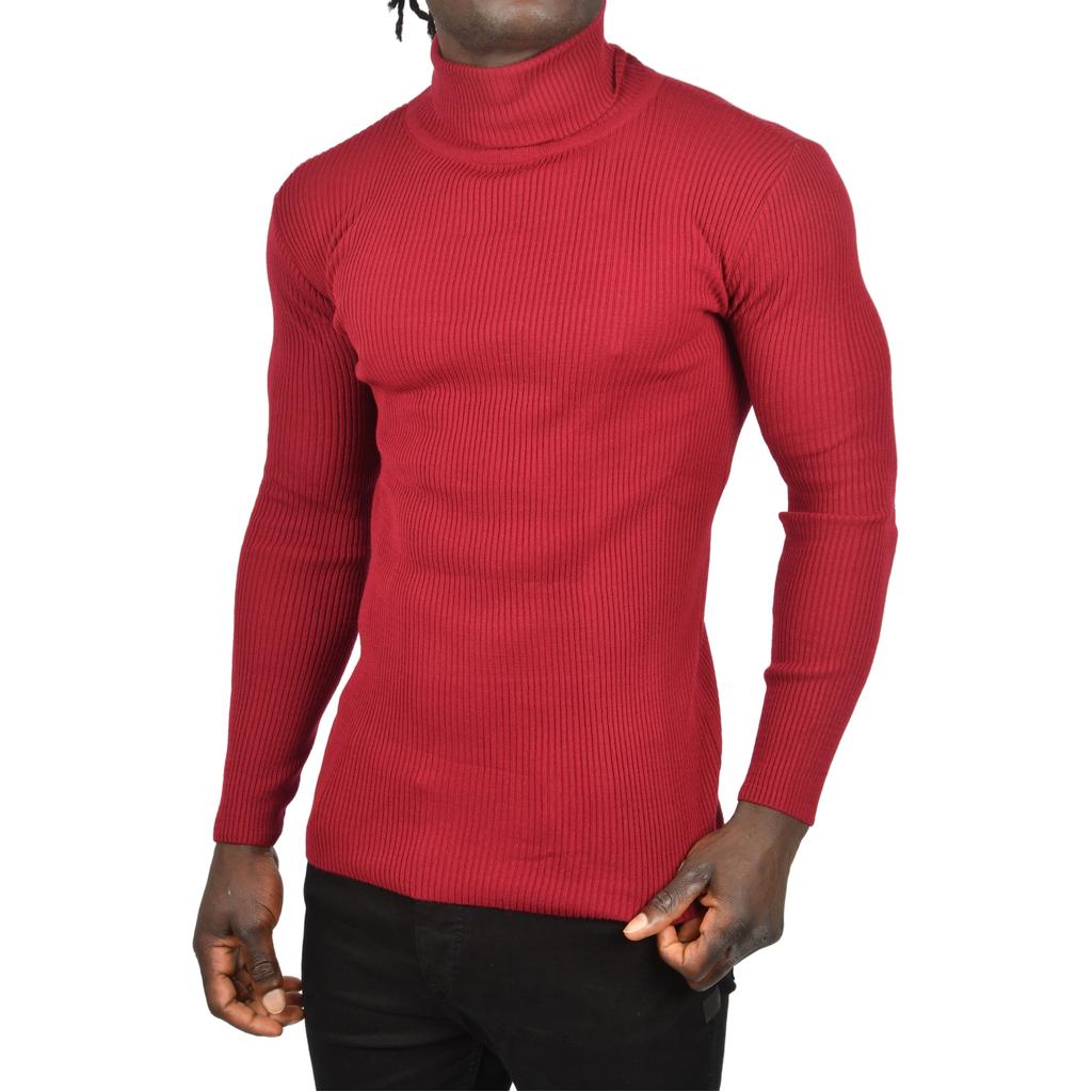 DeepSEA Тонкий ребристый трикотаж с высоким воротником и защитой от катышков с высоким воротником 2505498