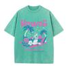 Hawaii Enjoyment Zone Welcome Summer Washed Retro Snow Tshirt Men Fashion Oversize T Shirt Cotton Clothes Free Casual T Shirts