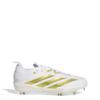 Бейсбольные бутсы Adidas adizero Electric+ 2.0 BSB, размер 29,5 см, белый/золотистый металлик/золотистый металлик (NJI67)