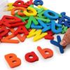 Детский Монтессори Деревянный Набор Английских Букв Прописные Строчные Буквы Когнитивные Игры на Правописание Раннее Обучение Развивающие Игрушки