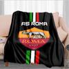 Rome Football club Printed Throws Blanket Soft Flannel Blankets for Couch Bed Gifts for Men Women Picnic blanket Christmas gifts