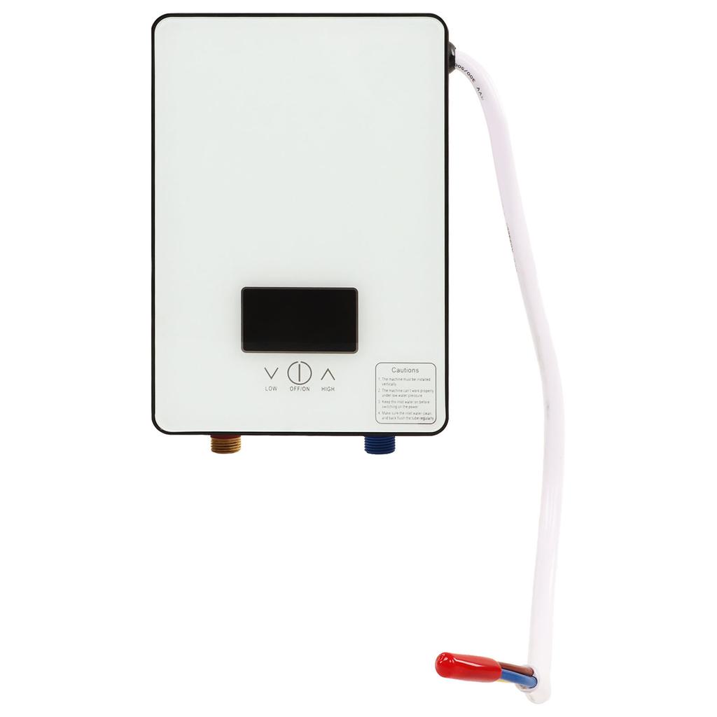 Проточный водонагреватель Интеллектуальный термостатический цифровой дисплей Сенсорный экран Электрический нагреватель воды