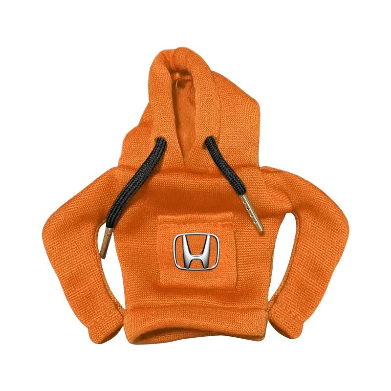 Car Gear Shift Hoodie Cover Shift Cover Gear Handle Badge Emblem for Honda Accord Odyssey Civic CRV Inspire HRV Vezel Fit Jazz VO8