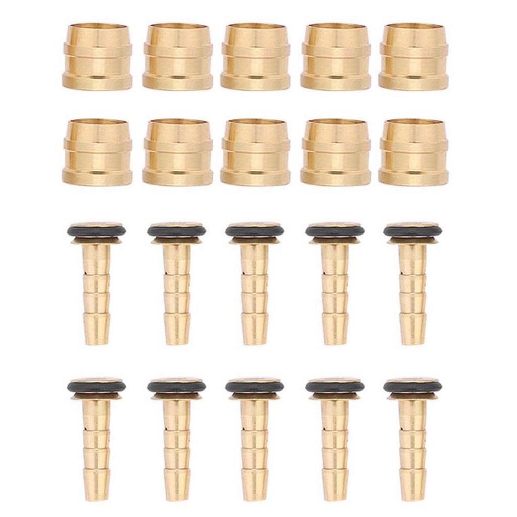 10 комплектов гидравлических дисковых тормозных шлангов, вставок-оливок для сменных деталей