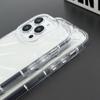 Чехол для телефона Airbag для iPhone 11, чехол для iPhone 13, 16, 14, 12, 15, Pro Max, XS, XR, X, 7, 8 Plus, SE, противоударный бампер, мягкий, прозрачный, волнистый чехол