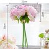 5 Head Big Peony Artifcial Silk Fake Flower Home Display Wedding Decor Bouquet
