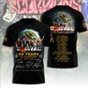 Rock Scorpions Группа 2025 Тур 3D Печать Футболка Мужчины Женщины Мода Хип-Хоп Футболка Оверсайз Короткий Рукав Топы Футболки