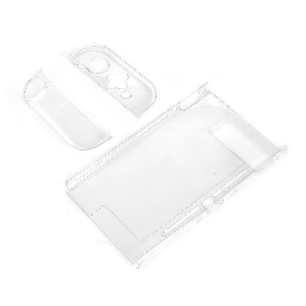 Gamepad Protective Case Crystal Shell Game Console Up and Down Cover Compatible for Switch