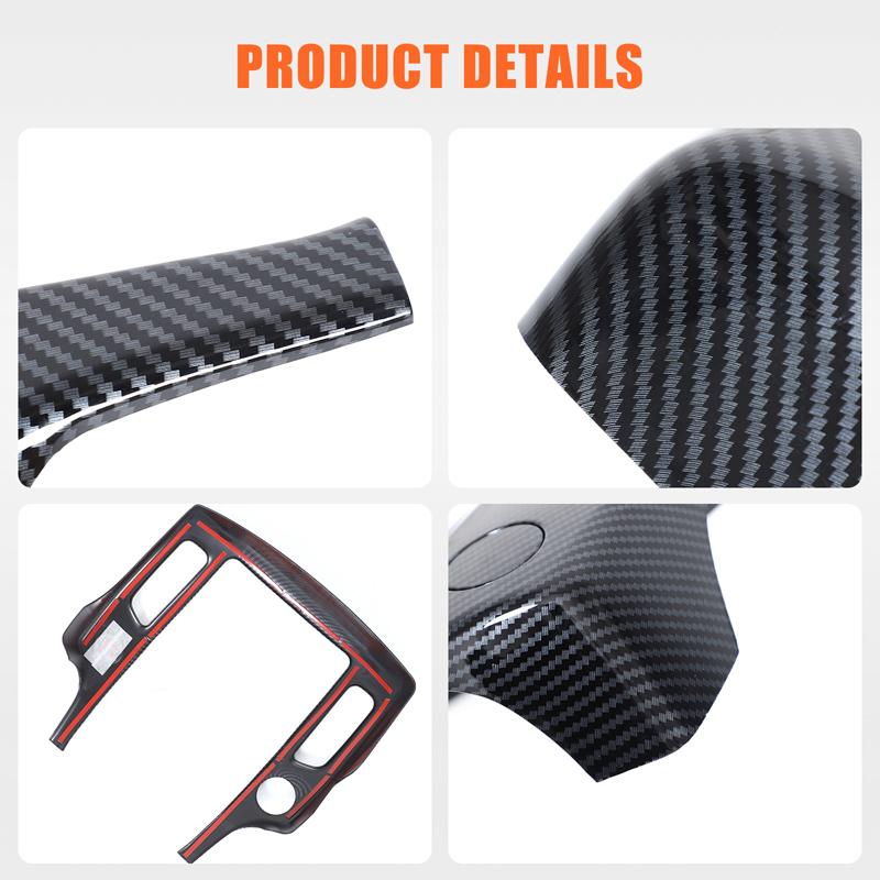 Dashboard Air Vent Cover Trim Sticker AC Vent Frame Sticker AC Vent Surround Trim For Nissan 370Z Fairlady Z Z34 2009- LHD