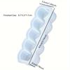 3pcs DIY Drip Glue Mold 5-in-1 Love Candle Silicone Mold New Product Atmosphere Candle Atmosphere
