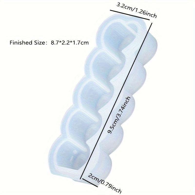 3pcs DIY Drip Glue Mold 5-in-1 Love Candle Silicone Mold New Product Atmosphere Candle Atmosphere