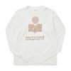 ISabelle Marant TS0005fa A1n10e Whlg Klowia Clovia Льняная Женская S Футболка с Длинным Рукавом