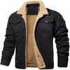 Fall Winter Thermal Bomber Jackets Multi-pockets Jacket Mens Men's Windbreaker Men's Fleece Jackets Windbreaker Coats