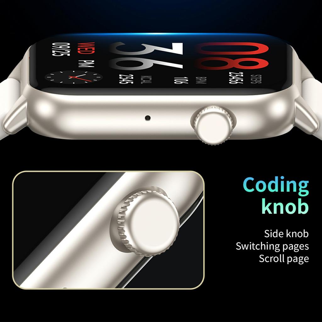 CY23 Умные часы с поддержкой Bluetooth-звонков, мониторингом сердечного ритма и сна, для здоровья, спортивные часы