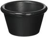 Небьющаяся жаростойкая кокотница для суфле, маленькая тарелка, черная, диаметр 6 см х высота 3 см, вместимость 45 см³, упаковка 20 штук, жаростойкость до 200°C,