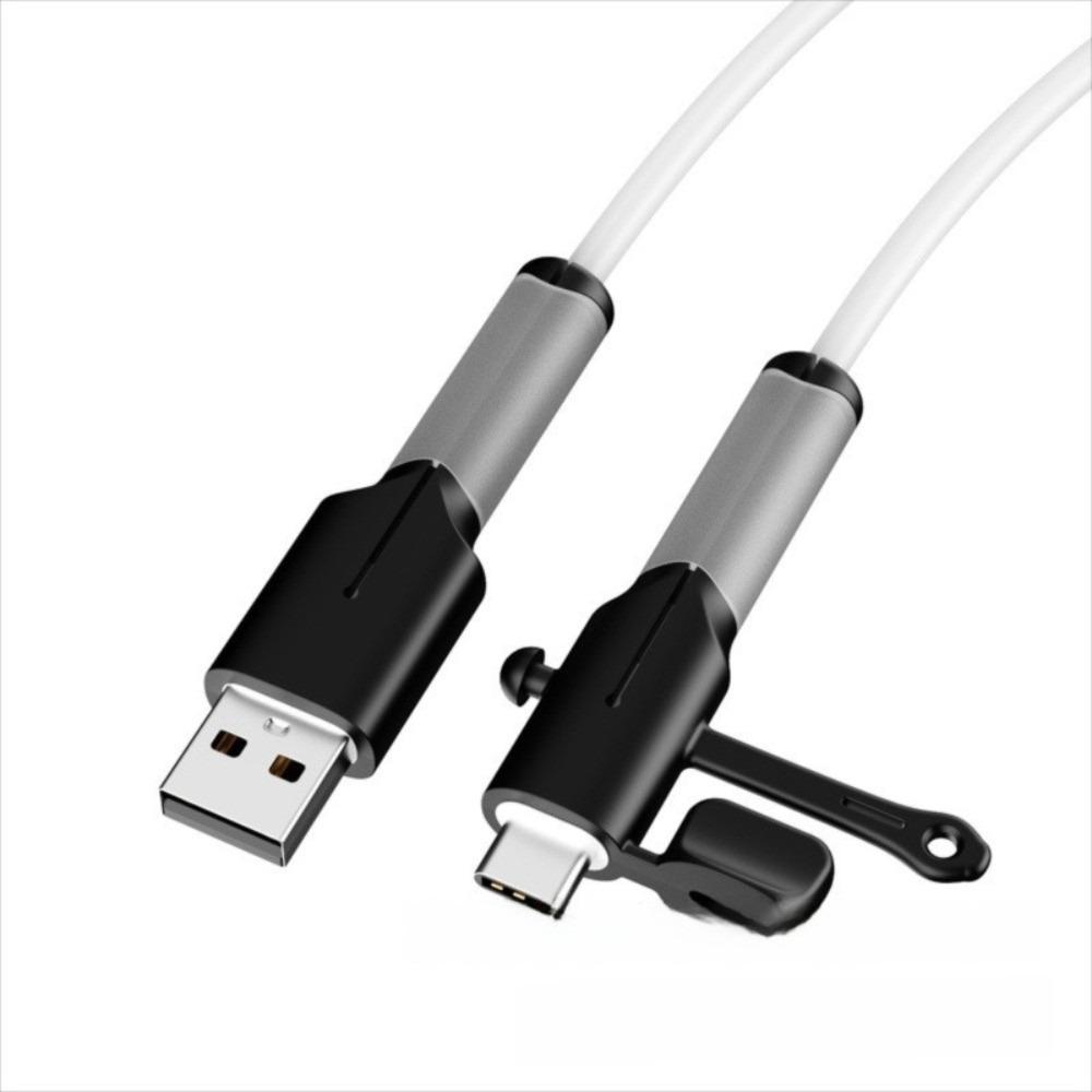 Protective Cap Type C Charger Cable Protector Soft Silicone Silicone Cover Data Line Protection