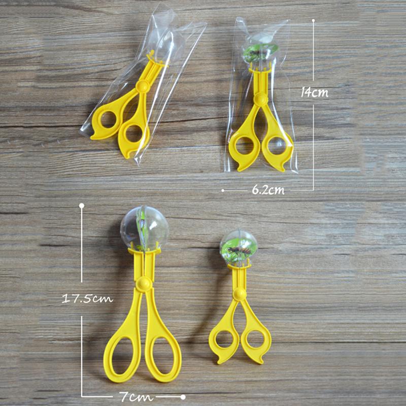 Bug Insect Plastic Catcher Scissors Tongs Tweezers For Kids Children Toy Handy