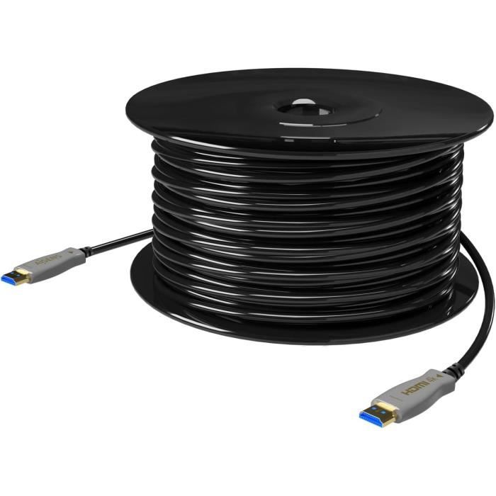 Câble HDMI V2.0 - AOC - 70M - 4K à 60Hz - 18Gb/s - Mâle A/M