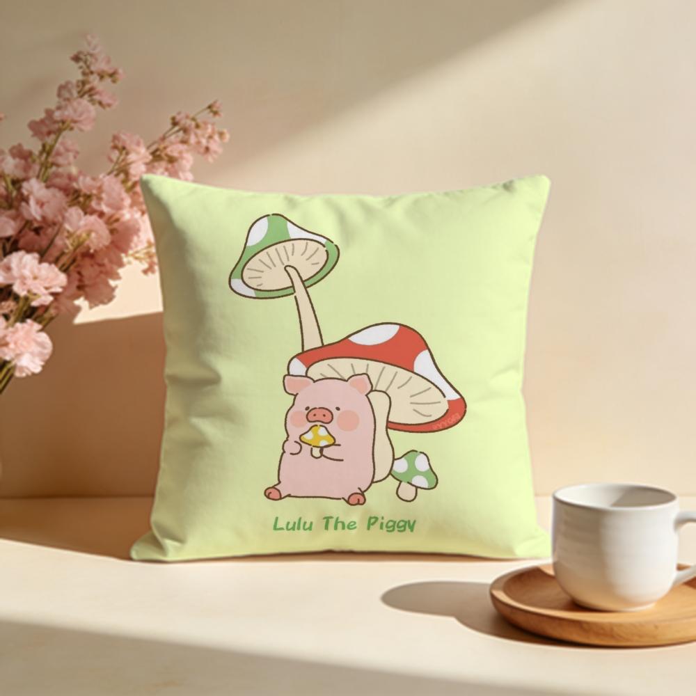 Hot LLulu Piges Cushion Cover Stylish Washable Pillow Cover Ideal for Couch Bedroom Car Decoration