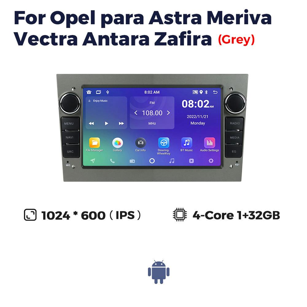Android 13 Автомобильное радио для Opel Astra Antara Vectra Corsa Zafira Meriva Vivaro Мультимедийный видеоплеер GPS BT WIFI RDS Carplay