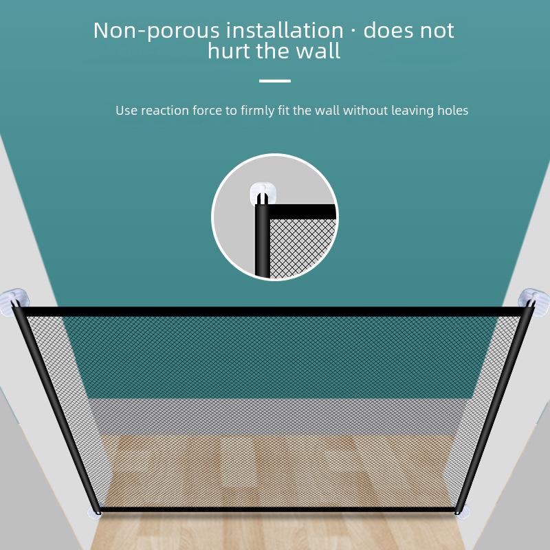 Портативный складной забор для домашних питомцев: Безопасная изоляционная сетка без пробивки для дома.