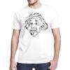 Футболка с языком Эйнштейна, 2XL, Белая