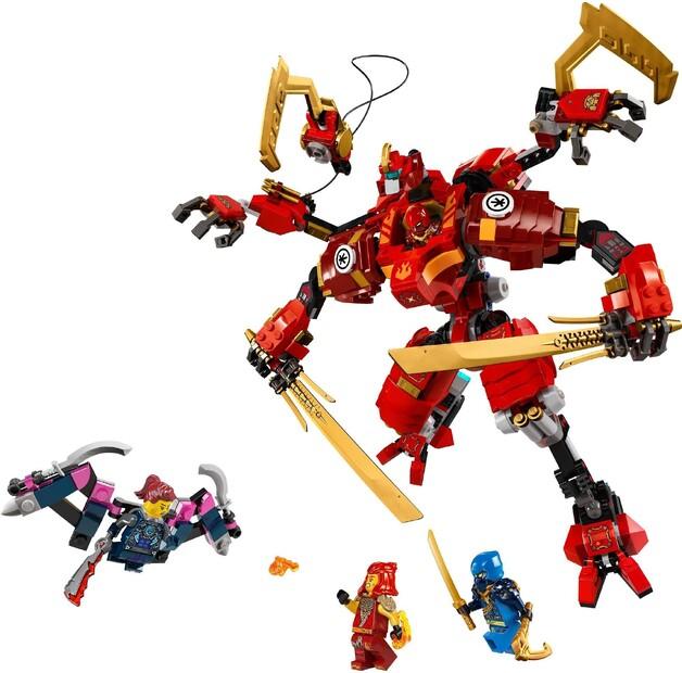 LEGO Ninjago 71812 Мех ниндзя Кая, взбирающегося на вершину