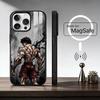 Чехол для телефона C-Comic H-Hanma B-Baki для iPhone 17, 16, 15, 14, 13, 12, 11 Plus, Pro Max Магнитный для беспроводной зарядки Magsafe
