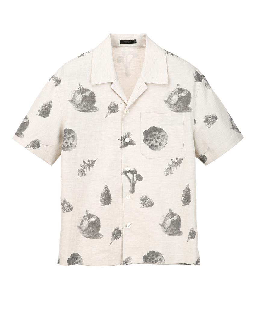 Jilseutyueoteunyuyogmaen [New York Palette] Botnic Garden Linen Set-Up Shirt - Light Beige (Jnsh6B601I1)
