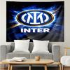 Inter Milan Crest Tapestry, Unique Design Tapestry, Suitable for Bedroom,Livingroom, Playroom,Heartwarming Fan Holiday Gifts