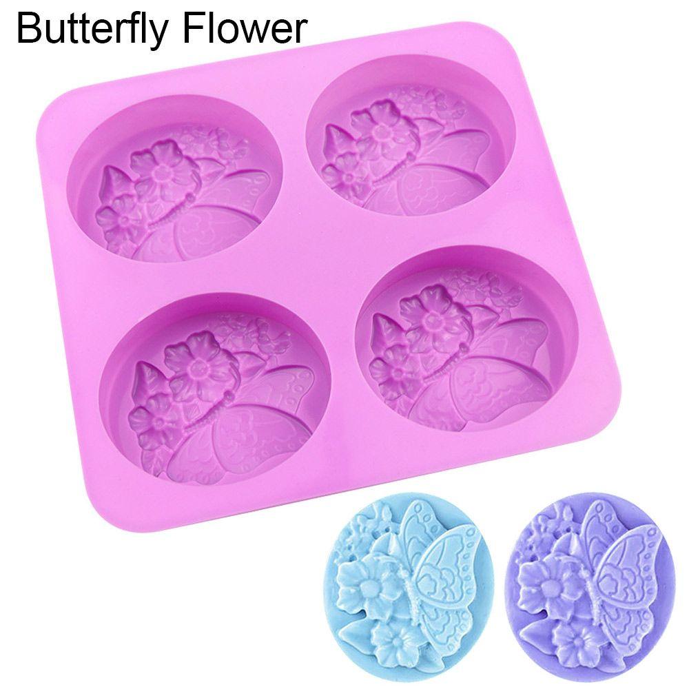 Handmade 6 Cavities DIY Craft Cake Mould Soaps Supplies Pudding Candy Mold Silicone Soap Mold