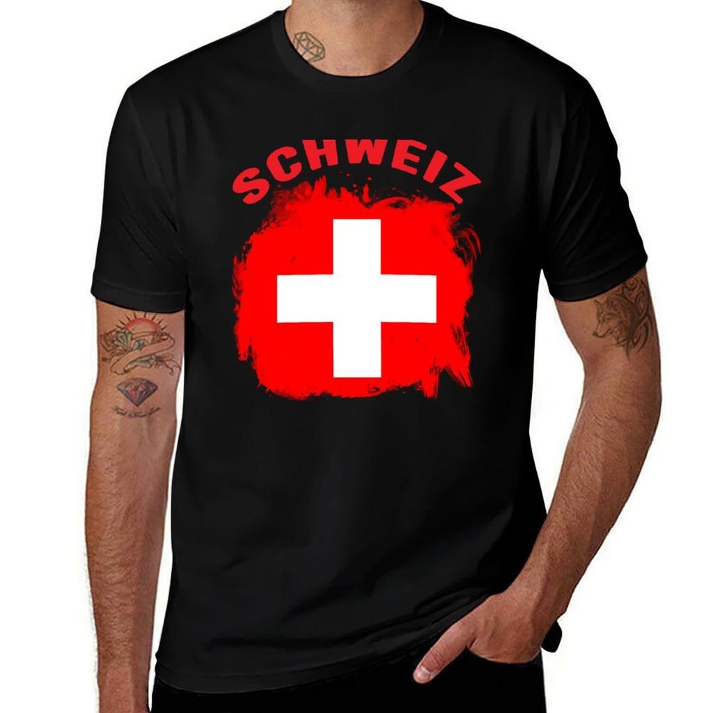 Switzerland Switzerland Flag unisex T-Shirt Work Outdoor unisex T-Shirt For Unisex