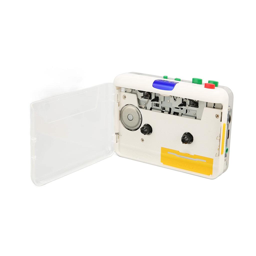 Acogedor Portable Cassette Player with Converts Old Tapes and Cassettes to Captures via Tape to MP3 Compatible with Windows and OS X Headphones, MP3,