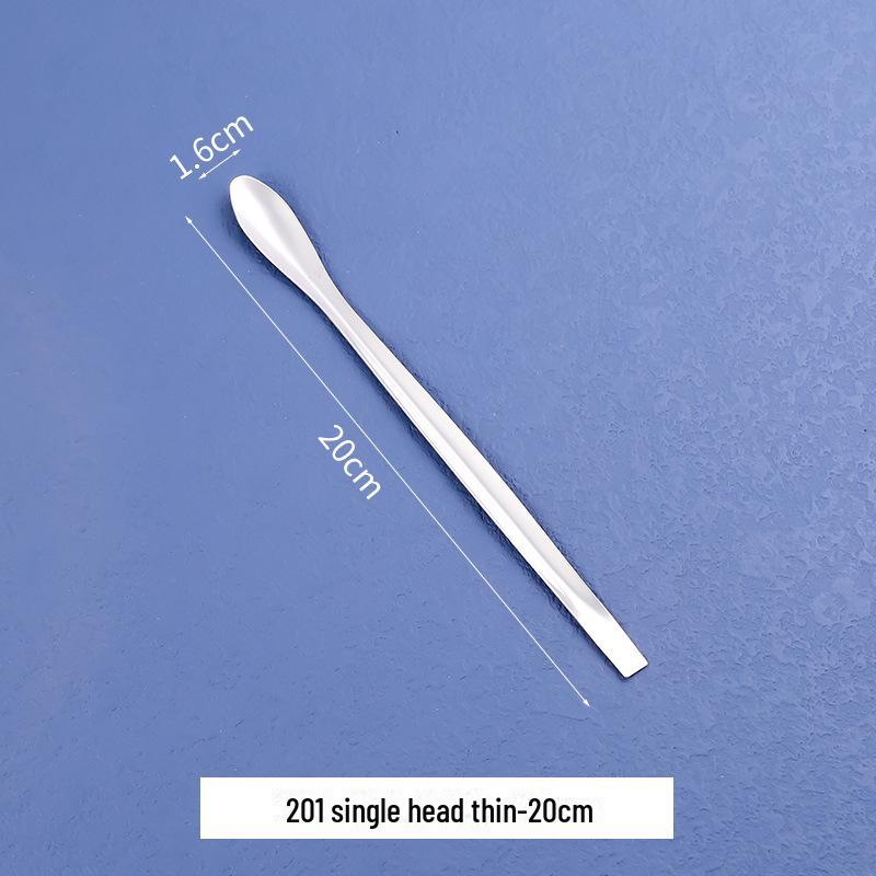 Медицинская ложка из нержавеющей стали для упаковки косметики — вариант с одной или двумя головками