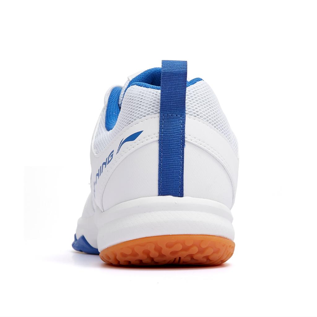 Li Ning Ace Нескользящие износостойкие низкие бадминтонные кроссовки унисекс Белые AYTQ027-6