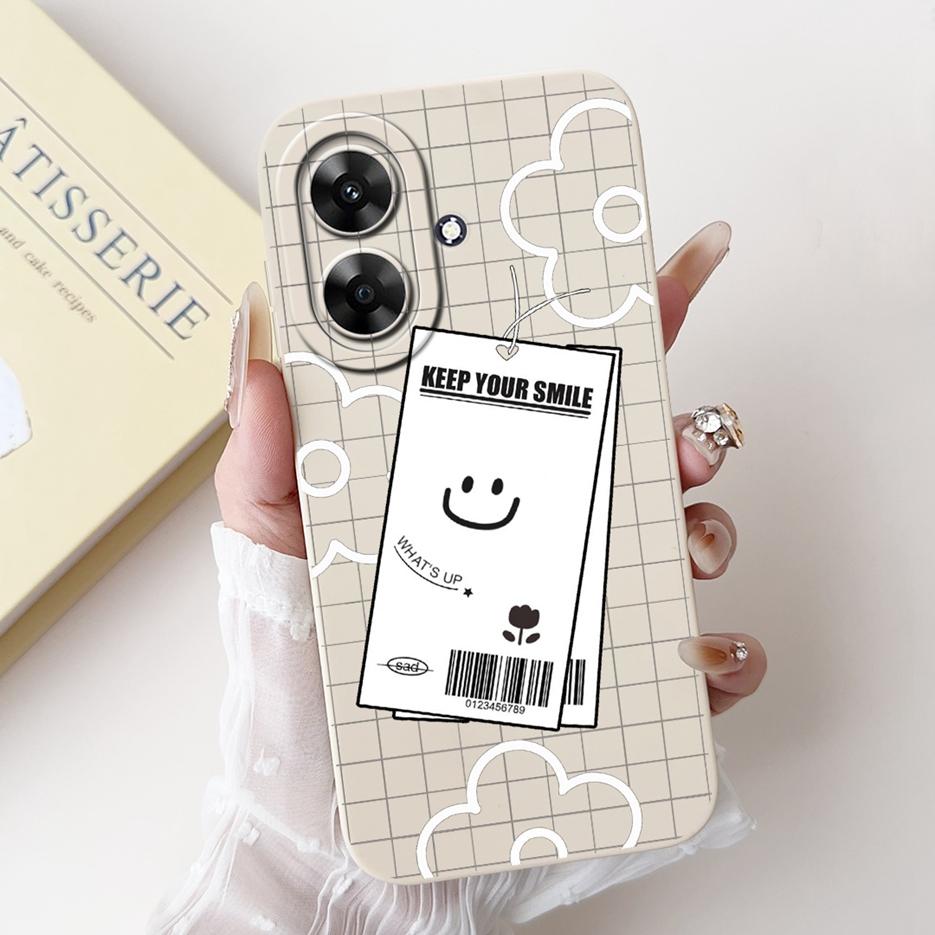 Чехол для Realme Note 60 Роскошный Чехол с Художественной Росписью Ударопрочный Мягкий Силиконовый Чехол для Телефона Для Realme Note 50 Note50 Note60 Задняя Крышка