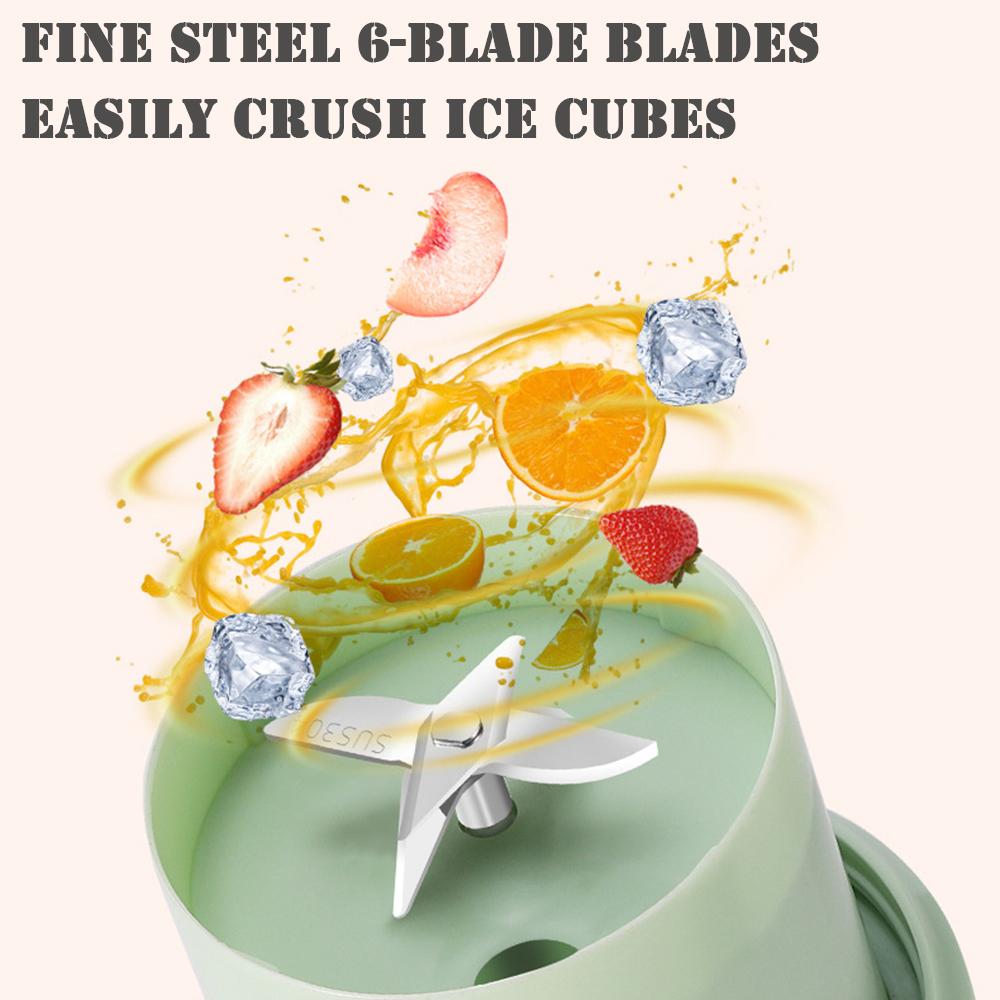 1 шт. Портативная перезаряжаемая соковыжималка, электрическая чашка для сока с трубочкой для занятий спортом на открытом воздухе, 350 мл автоматические миксеры для фруктов кухонный инструмент