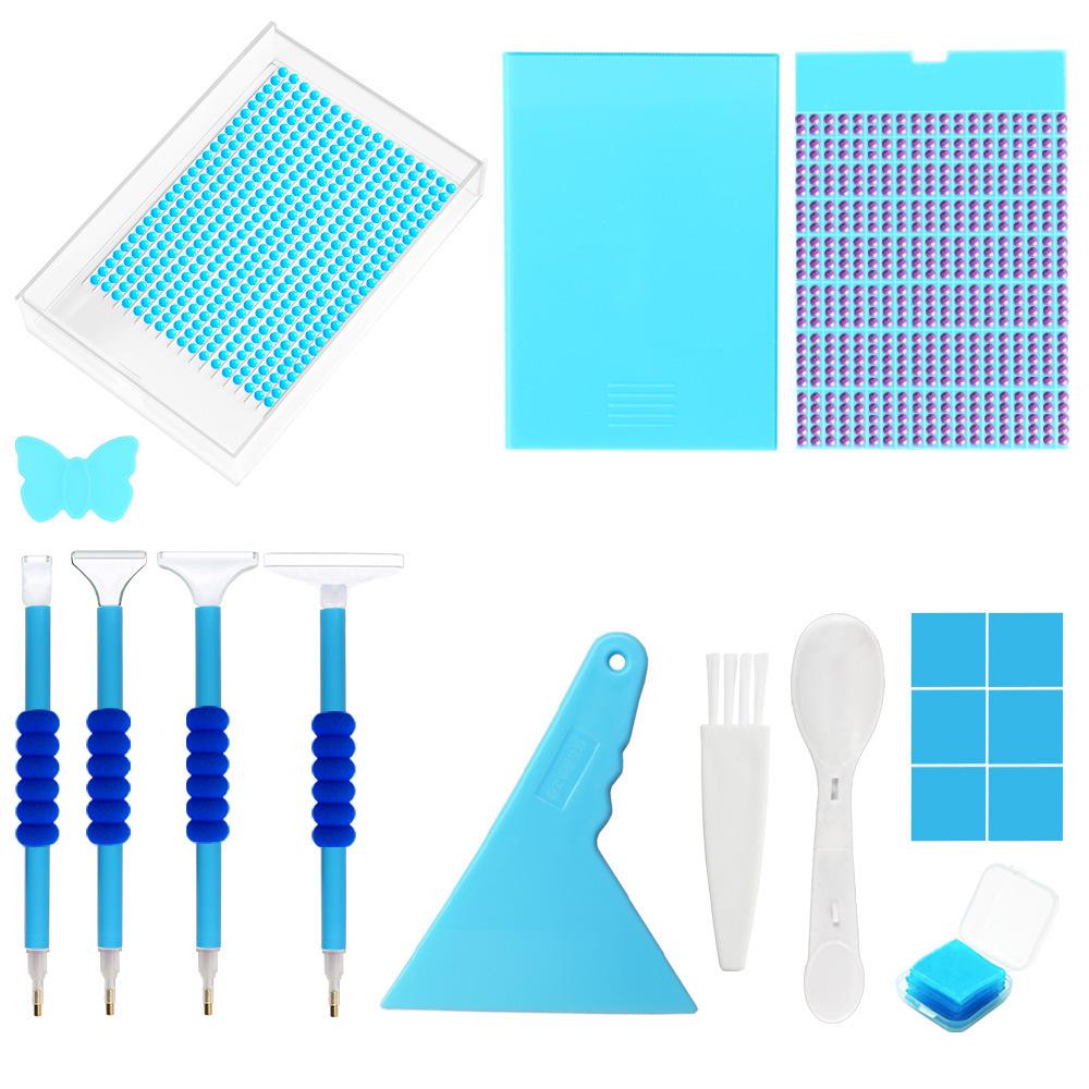 Многофункциональный лоток-перевертыш и набор воронок для алмазной мозаики – Инструмент для вышивания своими руками