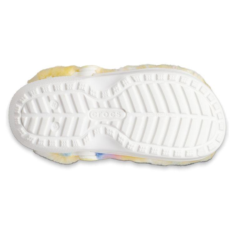 Crocs Классические клоги Зимние классические клоги с мехом Женские тапочки Разноцветные Белые 207303-94S
