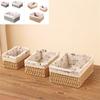 Storage Organizer/Wicker Basket Set For Kitchen, Bathroom, Bedroom, 3 Pieces. / Basket In Wardrobe