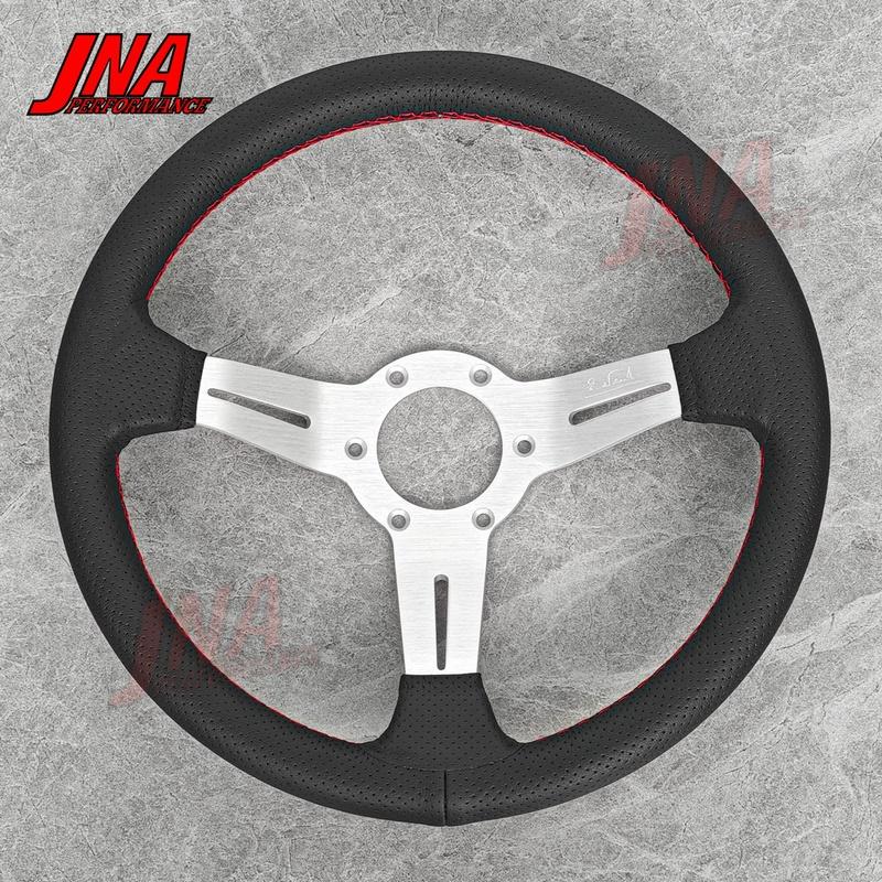 13-дюймовое рулевое колесо JDM для дрифт-гонок, рулевое колесо для тюнинга из замшевой кожи PC-ST18