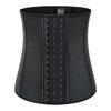 Latex Waist Trainer: Steel-Boned Sport Body Shaper, Tummy Control Wrap, Breathable Abdomen Cincher with Hook & Eye Closure