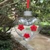 Three Hole Bird Hanging Water Feeder Transparent Birds Water Dispenser  Indoor Outdoor Decor