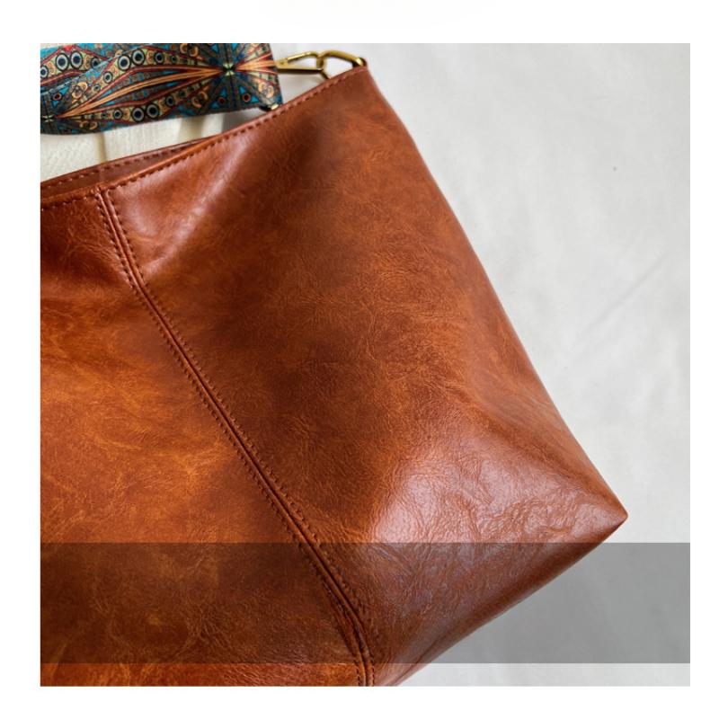 Винтажная однотонная женская модная сумка из искусственной кожи на ремне, простая сумка через плечо с широким ремешком